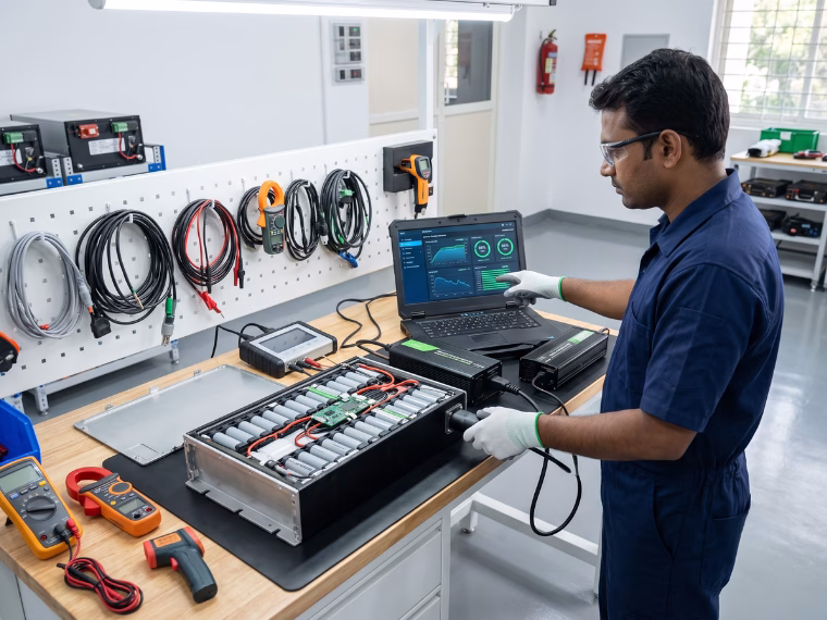 Lithium battery charging issue and charger compatibility check